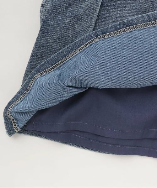Lovetoxic / ラブトキシック ショート・ハーフ・半端丈パンツ | 【ベルトループつき】デニムライクプリーツスカート | 詳細7