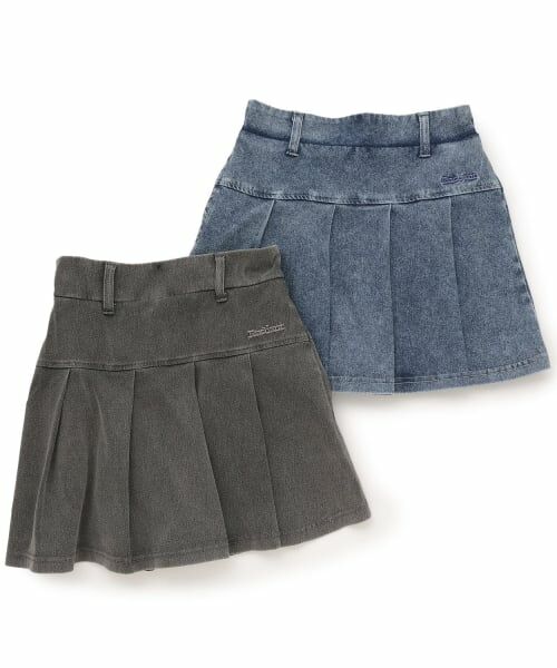 Lovetoxic / ラブトキシック ショート・ハーフ・半端丈パンツ | 【ベルトループつき】デニムライクプリーツスカート | 詳細9