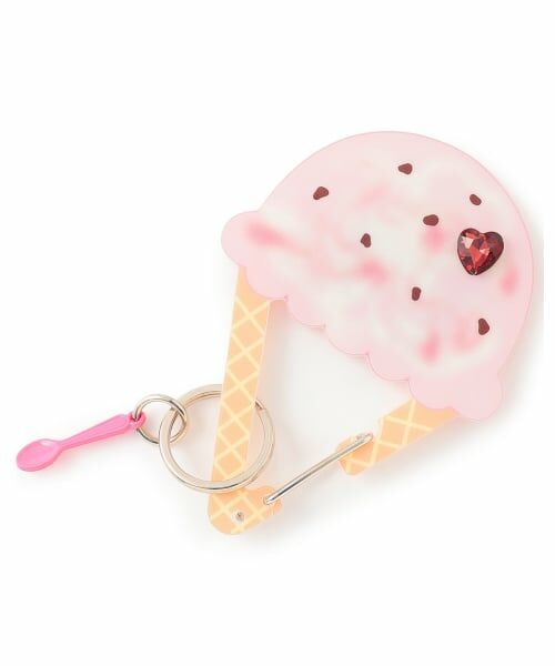 Lovetoxic / ラブトキシック キーホルダー・ストラップ | 【サーティワン】アイスクリーム型カラビナ（ピンク）