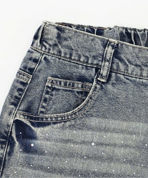 Lovetoxic / ラブトキシック ショート・ハーフ・半端丈パンツ | 【LTXC/接触冷感】\nキラキラダメージデニムショートパンツ | 詳細5