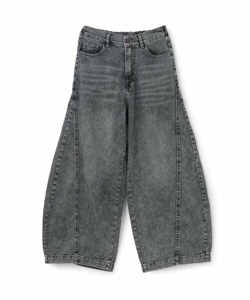 Lovetoxic / ラブトキシック その他パンツ | 【LTXC/接触冷感】バルーンデニムパンツ(グレー)