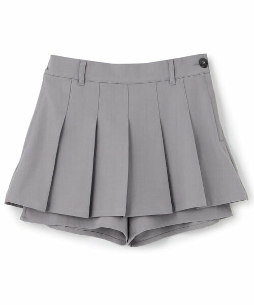 Lovetoxic / ラブトキシック ショート・ハーフ・半端丈パンツ | 【LTXC/イージーケア】\nスタイル盛れマイクロミニスカパン(グレー)