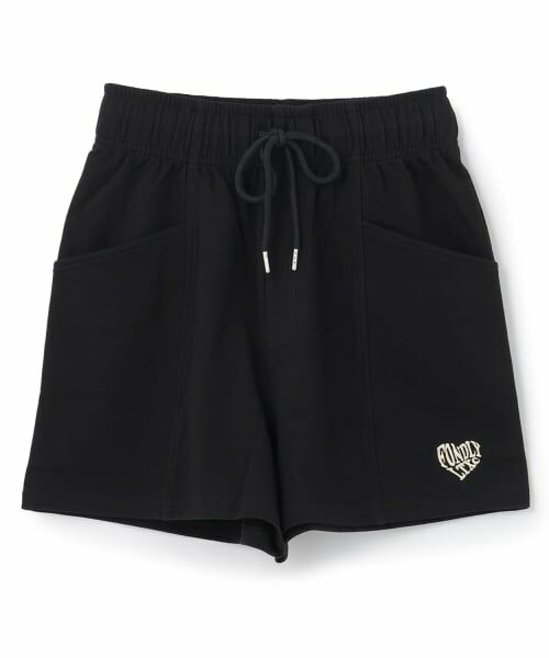 Lovetoxic / ラブトキシック ショート・ハーフ・半端丈パンツ | 【LTXC/綿100%】\nチルイージーカットショートパンツ（黒）