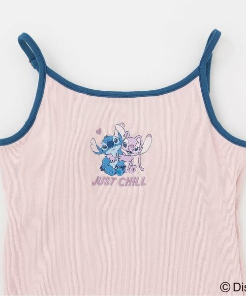 Lovetoxic / ラブトキシック キャミソール・チューブトップ | 【Disney】【スティッチ】/【LTXC】【抗菌防臭】フロント刺繍パイピングキャミソール | 詳細2