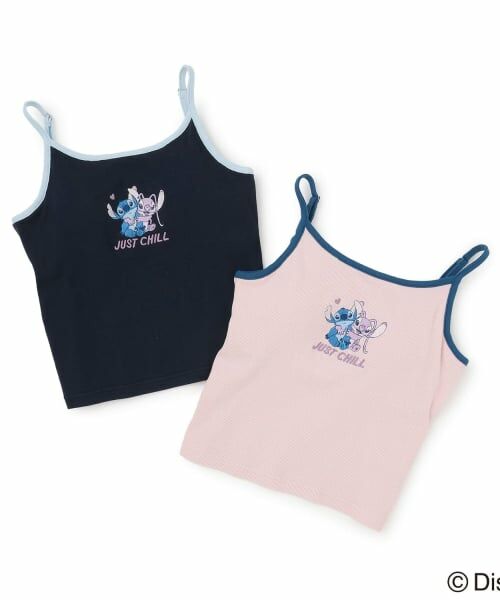 Lovetoxic / ラブトキシック キャミソール・チューブトップ | 【Disney】【スティッチ】/【LTXC】【抗菌防臭】フロント刺繍パイピングキャミソール | 詳細7