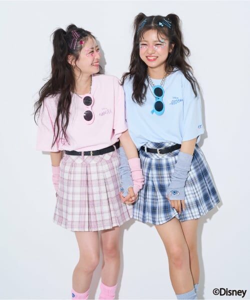 Lovetoxic / ラブトキシック Tシャツ | 【Disney】【スティッチ】/【LTXC】【マルチ機能/接触冷感・吸水速乾・UV・遮熱】バックプリントルーズ半袖Tシャツ | 詳細12
