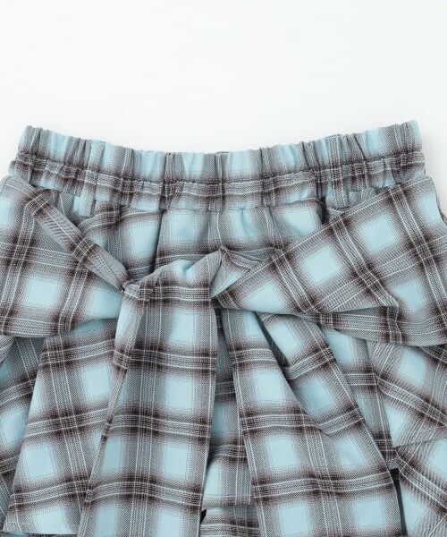Lovetoxic / ラブトキシック ショート・ハーフ・半端丈パンツ | 【LTXC】イレヘム腰巻き風チェックキュロット | 詳細12