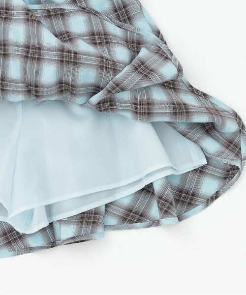 Lovetoxic / ラブトキシック ショート・ハーフ・半端丈パンツ | 【LTXC】イレヘム腰巻き風チェックキュロット | 詳細5