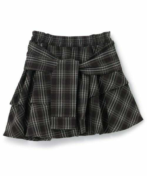 Lovetoxic / ラブトキシック ショート・ハーフ・半端丈パンツ | 【LTXC】イレヘム腰巻き風チェックキュロット | 詳細9
