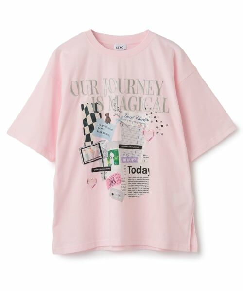 Lovetoxic / ラブトキシック Tシャツ | 【LTXC/綿100%】コラージュプリント半袖T | 詳細15
