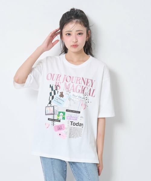 Lovetoxic / ラブトキシック Tシャツ | 【LTXC/綿100%】コラージュプリント半袖T | 詳細8