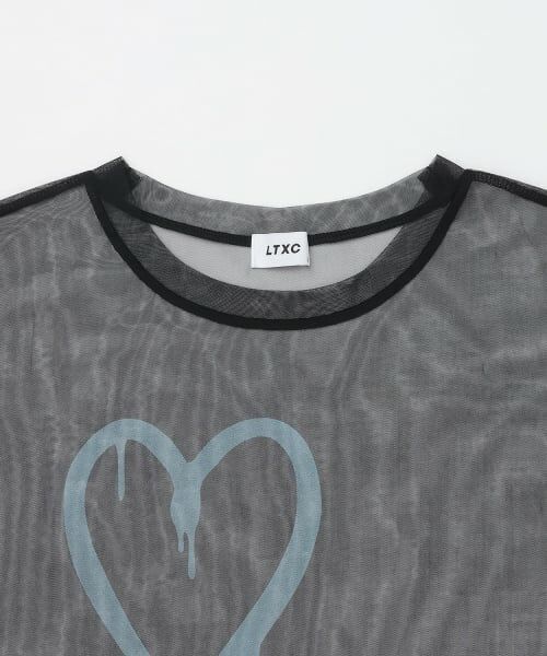 Lovetoxic / ラブトキシック Tシャツ | 【LTXC】プリントメッシュレイヤード半袖Tチュニック | 詳細17