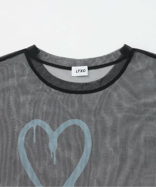 Lovetoxic / ラブトキシック Tシャツ | 【LTXC】プリントメッシュレイヤード半袖Tチュニック | 詳細7