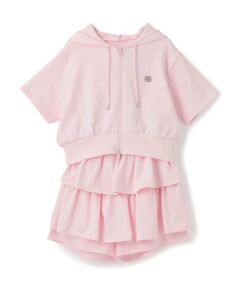 Lovetoxic / ラブトキシック その他トップス | キラキラジップパーカ\nキラキラティアードセットアップ