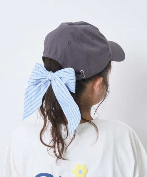 Lovetoxic / ラブトキシック キャップ | アソート柄バックリボンキャップ（チャコール）