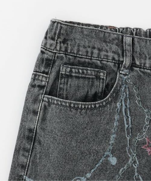 Lovetoxic / ラブトキシック その他パンツ | 【LTXC】チャームデザインデニムワイドパンツ | 詳細4