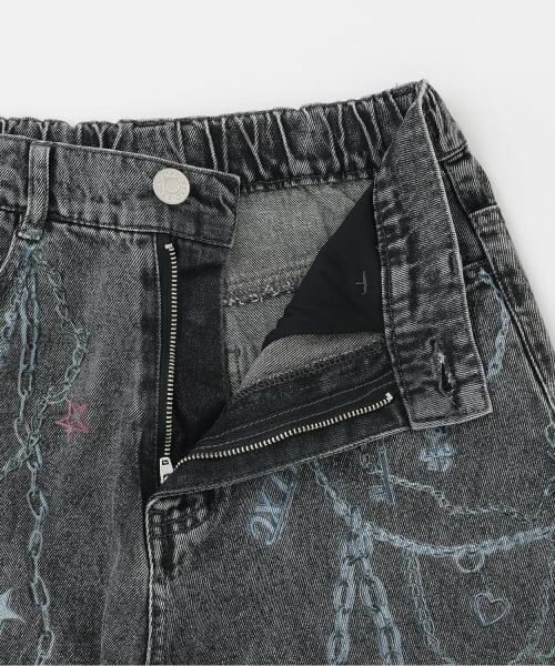 Lovetoxic / ラブトキシック その他パンツ | 【LTXC】チャームデザインデニムワイドパンツ | 詳細5