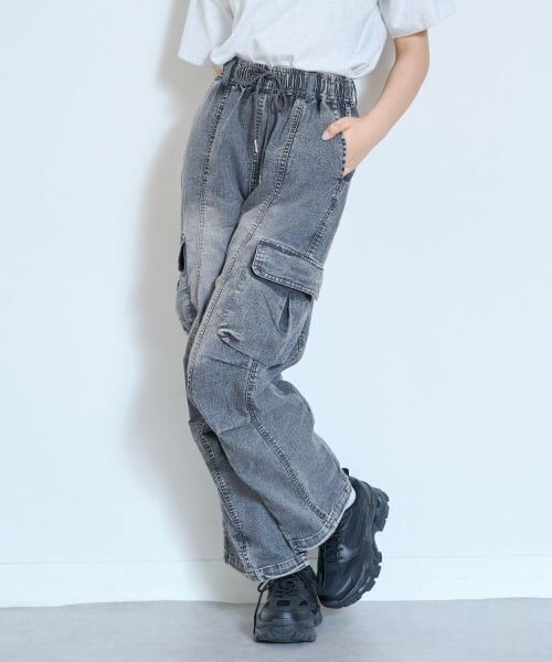 Lovetoxic / ラブトキシック その他パンツ | 【LTXC/ストレッチ/吸水速乾】\nベルトループつきデニムカーゴパンツ | 詳細3