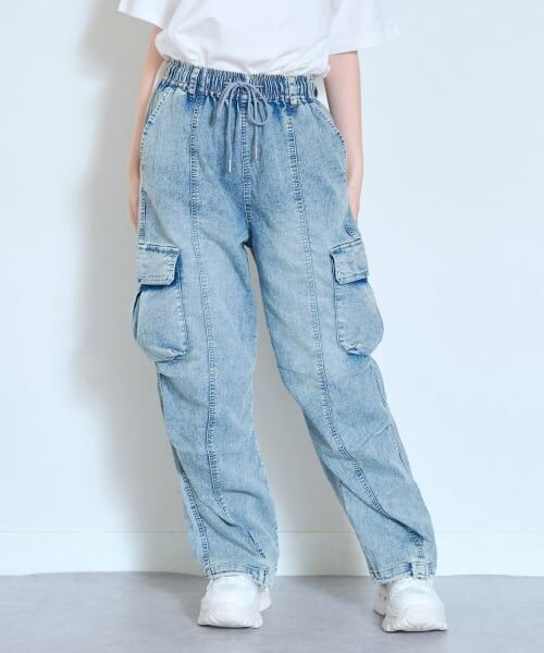 Lovetoxic / ラブトキシック その他パンツ | 【LTXC/ストレッチ/吸水速乾】\nベルトループつきデニムカーゴパンツ | 詳細7