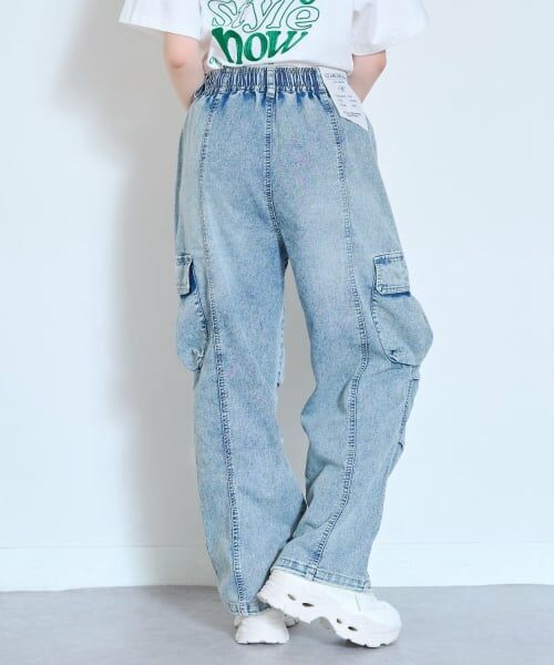 Lovetoxic / ラブトキシック その他パンツ | 【LTXC/ストレッチ/吸水速乾】\nベルトループつきデニムカーゴパンツ | 詳細9