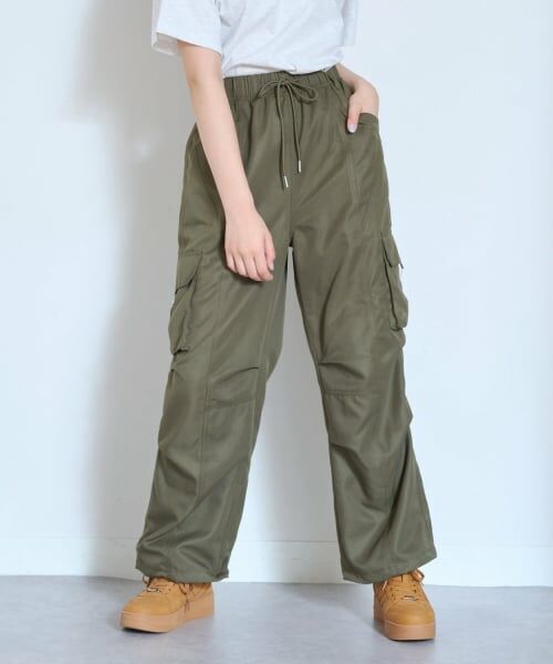 Lovetoxic / ラブトキシック その他パンツ | 【LTXC/吸水速乾】\ｎベルトループつきカーゴパンツ（カーキ）
