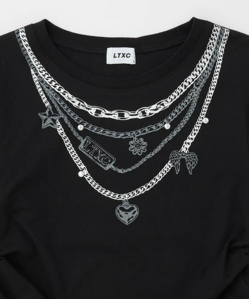 Lovetoxic / ラブトキシック Tシャツ | 【LTXC/綿100%】フェイクアクセ半T | 詳細13