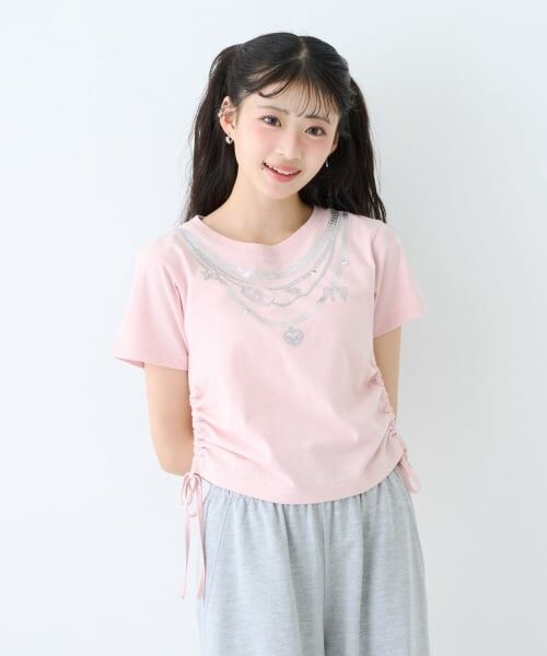 Lovetoxic / ラブトキシック Tシャツ | 【LTXC/綿100%】フェイクアクセ半T | 詳細4