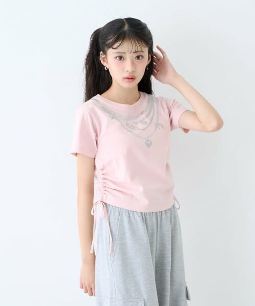Lovetoxic / ラブトキシック Tシャツ | 【LTXC/綿100%】フェイクアクセ半T | 詳細5
