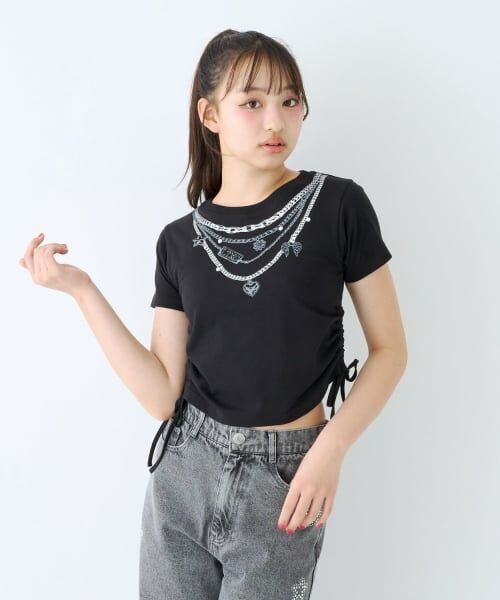 Lovetoxic / ラブトキシック Tシャツ | 【LTXC/綿100%】フェイクアクセ半T | 詳細6