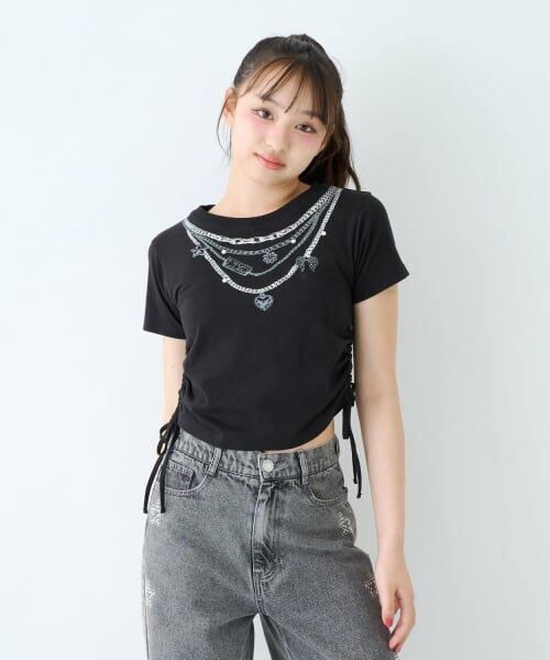 Lovetoxic / ラブトキシック Tシャツ | 【LTXC/綿100%】フェイクアクセ半T | 詳細7