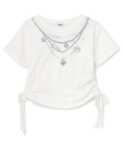 Lovetoxic / ラブトキシック Tシャツ | 【LTXC/綿100%】フェイクアクセ半T | 詳細9