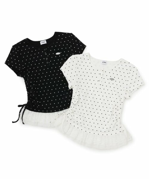 Lovetoxic / ラブトキシック Tシャツ | 【LTXC】フリルヘムドッキング半袖テレコ | 詳細6