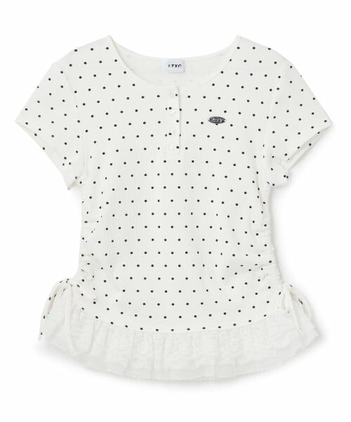 Lovetoxic / ラブトキシック Tシャツ | 【LTXC】フリルヘムドッキング半袖テレコ | 詳細7