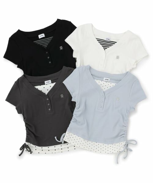 Lovetoxic / ラブトキシック Tシャツ | 【LTXC】柄キャミレイヤード半袖テレコ | 詳細19