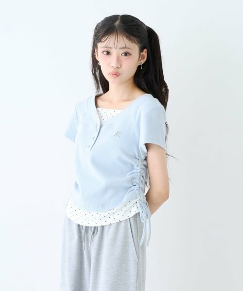 Lovetoxic / ラブトキシック Tシャツ | 【LTXC】柄キャミレイヤード半袖テレコ | 詳細3