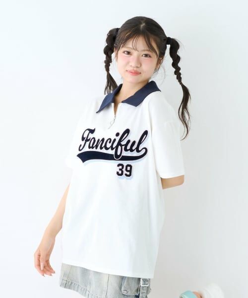 Lovetoxic / ラブトキシック Tシャツ | 【LTXC/綿100%】ルーズハーフジップ半袖T | 詳細2