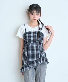 Lovetoxic / ラブトキシック その他トップス | 【LTXC/抗菌防臭】インナーつきイレヘムキャミチュニック