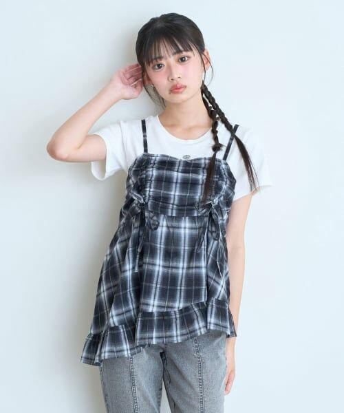 Lovetoxic / ラブトキシック その他トップス | 【LTXC/抗菌防臭】インナーつきイレヘムキャミチュニック | 詳細6