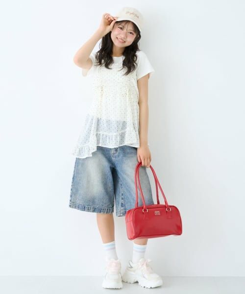 Lovetoxic / ラブトキシック その他トップス | 【LTXC/抗菌防臭】インナーつきイレヘムキャミチュニック | 詳細7