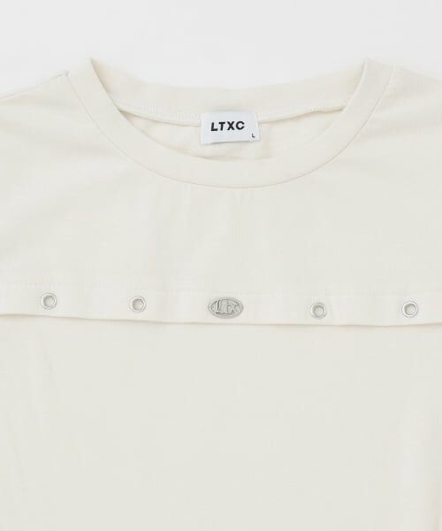 Lovetoxic / ラブトキシック Tシャツ | 【LTXC/綿100%】サマ見えサイドレースアップピグメント半袖T | 詳細15