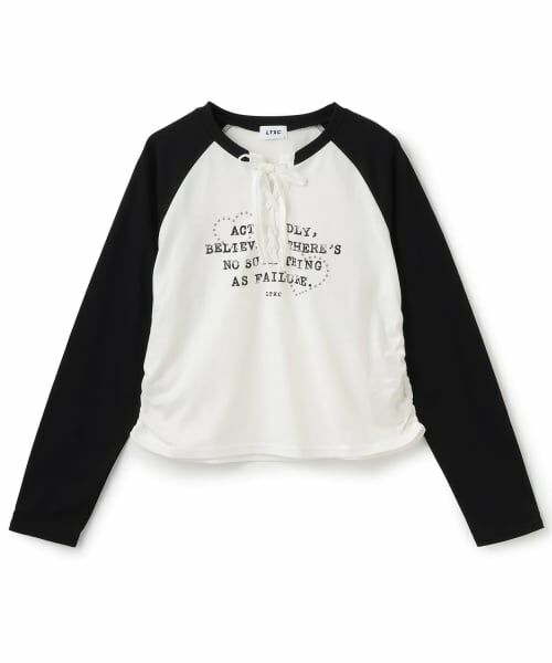 Lovetoxic / ラブトキシック Tシャツ | 【LTXC/綿100%】アソートラグラン長袖T(黒)
