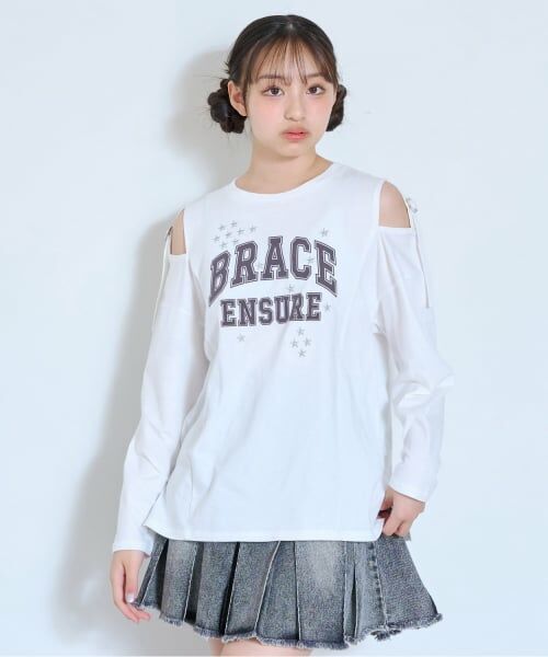 Lovetoxic / ラブトキシック Tシャツ | 【LTXC/綿100%】肩スリットベルト長袖T | 詳細1