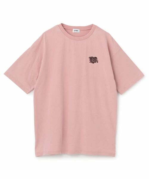 Lovetoxic / ラブトキシック Tシャツ | 【LTXC/綿100%】ピグメント半袖Tチュニック（ピンク）