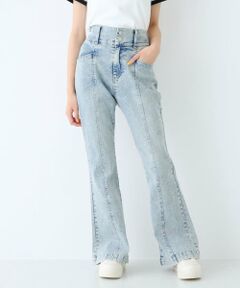 Lovetoxic / ラブトキシック その他パンツ | 【ストレッチ】キラキラフレアデニムパンツ