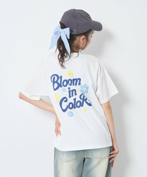 Lovetoxic / ラブトキシック Tシャツ | 【秒かわトップス】【GOODPRICE】【綿100%】発泡フラワーロゴ半袖T | 詳細1