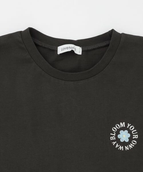 Lovetoxic / ラブトキシック Tシャツ | 【秒かわトップス】【GOODPRICE】【綿100%】発泡フラワーロゴ半袖T | 詳細19