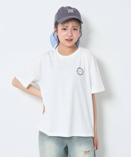Lovetoxic / ラブトキシック Tシャツ | 【秒かわトップス】【GOODPRICE】【綿100%】発泡フラワーロゴ半袖T | 詳細3
