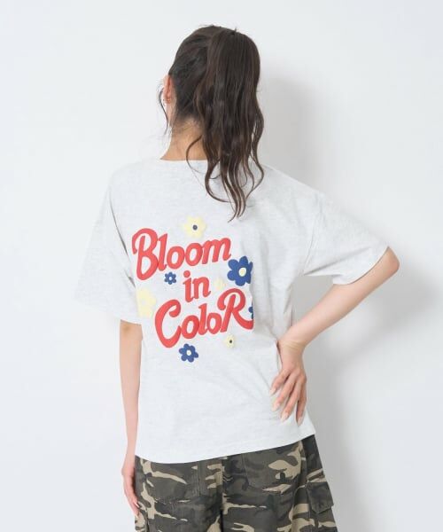 Lovetoxic / ラブトキシック Tシャツ | 【秒かわトップス】【GOODPRICE】【綿100%】発泡フラワーロゴ半袖T | 詳細7