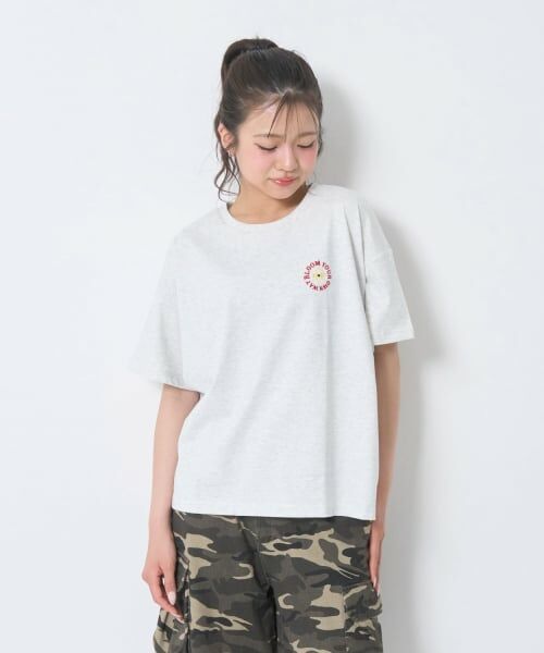 Lovetoxic / ラブトキシック Tシャツ | 【秒かわトップス】【GOODPRICE】【綿100%】発泡フラワーロゴ半袖T | 詳細8