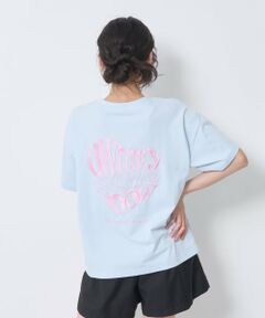 Lovetoxic / ラブトキシック Tシャツ | 【秒かわトップス】【GOODPRICE】【綿100%】バックハートロゴ刺しゅう半袖T